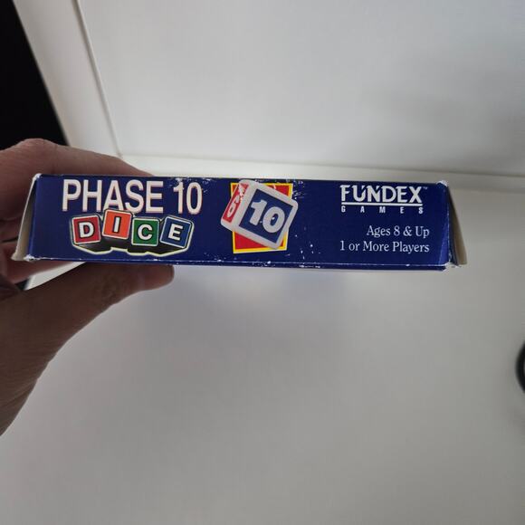 Phase 10 Dice game 1998 Fundex Games dice instructions and scorepad - Picture 12 of 12
